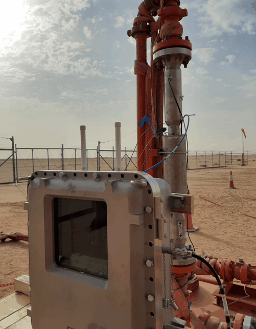 Successful field trials of our multiphase meter in the Middle East.